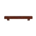 Pearl Mantels Corp Pearl Mantels 412-60-70 Shenandoah Pine 60 Inch Fireplace Mantel Shelf  Rustic Cherry Finish 412-60-70